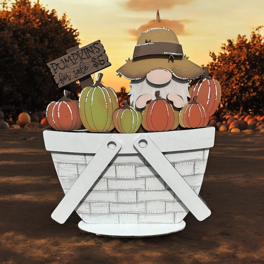 Thanks giving gnome DIY interchangeable basket