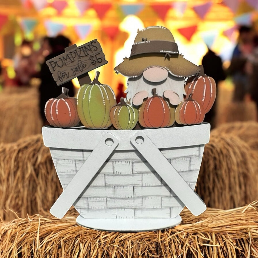 Thanks giving gnome DIY interchangeable basket
